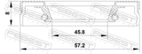 Febest 95FEY-47570808C Oil Seal Transaxle Case 45.8X57.2X8X8