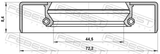 Febest 95GDW-46720813C Drive Shaft Oil Seal 44.9X72.2X8.4X12.9