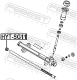 Febest HYT-SG11 Steering Rack Bushing