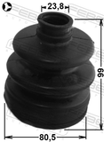Febest 2215-CLART Boot Inner CV Joint Kit 80.5X99X23.8