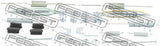 Febest 2304-2H0R-KIT Brake Shoe Fitting Kit