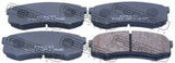 Febest 0101-GRJ150R Pad Kit, Disc Brake, Rear