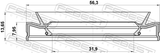 Febest 95HEY-33560814C Drive Shaft Oil Seal 31.9X56.3X7.95X13.65