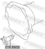 Febest 0780-SQ420 Clutch Slave Cylinder