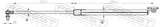 Febest 01117-008LH Tailgate Gas Strut Left