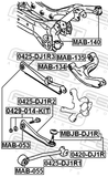Febest 0429-014-KIT Repair Kit, Camber Adjusting Eccentric Bolt