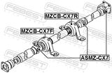 Febest MZCB-CX7F Drive Shaft Bearing