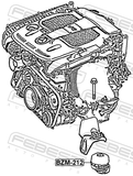 Febest BZM-212 Front Engine Mount