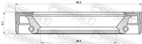 Febest 95LEY-50650808C Oil Seal Transaxle Case 48.4X65.2X8.1X8.1