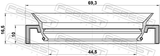 Febest 95HAS-46691016C Drive Shaft Oil Seal 44.5X69.3X10X16.5