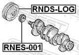 Febest RNDS-LOG Crankshaft Pulley