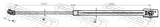 Febest 12117-011LH Tailgate Gas Strut Left