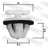 Febest 88570-130 Retainer Clip