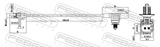 Febest 16606-004 ABS Sensor Rear Right