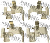 Febest 0403-CYR Disc Brake Clip Set