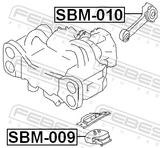 Febest SBM-009 Front Engine Mount