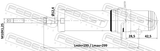 Febest 14110-003F Front Shock Absorber Gas.Twin Tube
