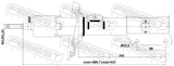 Febest 12110-011FL Shock Absorber Front Left Gas.Twin Tube