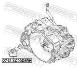 Febest 2712-XC90D5RH Axle Half Shaft Right 56X64X47