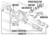 Febest SZAB-010 Front Differential Mount