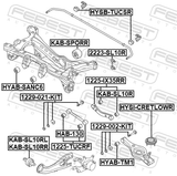 Febest 1229-002-KIT Repair Kit, Camber Adjusting Eccentric Bolt