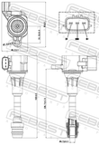 Febest 02640-001 Ignition Coil
