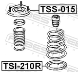 Febest TSS-015 Rear Shock Absorber Mounting