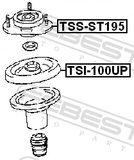 Febest TSS-ST195 Front Shock Absorber Mounting (Hydro)