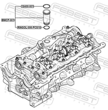 Febest BMCP-001 Spark Plug Sleeve