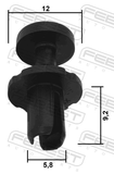 Febest 88570-162 Retainer Clip