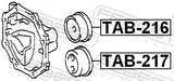 Febest TAB-216 Rear Differential Mount Upper