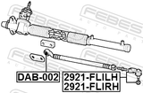 Febest 2921-FLILH Steering Tie Rod End Left