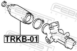 Febest TRKB-01 Steering Gear Boot