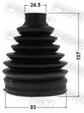 Febest 0517P-BK Boot Outer CV Joint Kit Pvc 83X107X24.5