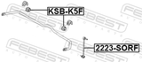 Febest 2223-SORF Front Stabilizer Link / Sway Bar Link