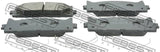 Febest 0101-ACV40F Pad Kit, Disc Brake, Front - Kit