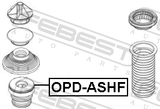 Febest OPD-ASHF Front Shock Absorber Jounce Bumper