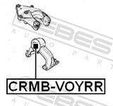 Febest CRMB-VOYRR Rear Engine Mount Bushing