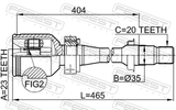 Febest 0111-ST220RH Inner CV Joint Right 23X35X20