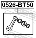 Febest 0526-BT50 Pitman Arm