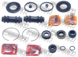 Febest 0575-GFR Rear Brake Caliper Repair Kit (Set For Two Sides)