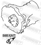 Febest 0480-KA4T Clutch Slave Cylinder