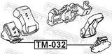 Febest TM-032 Front Engine Mount