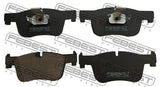 Febest 1901-F21F Pad Kit, Disc Brake, Front (With Anti-Rattle Spring)