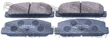 Febest 0501-GGR Pad Kit, Disc Brake, Rear