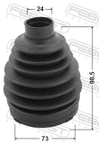 Febest 0817P-B13 Boot Outer CV Joint Kit Pvc 73X98.5X24