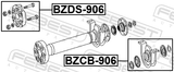 Febest BZDS-906 Drive Shaft Coupling