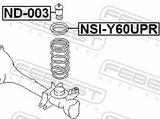 Febest ND-003 Front Shock Absorber Jounce Bumper