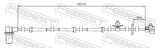 Febest 10606-007 ABS Sensor Front Right
