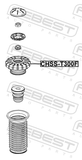 Febest CHSS-T300F Front Shock Absorber Mounting Assembly